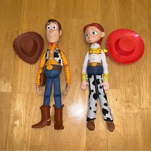 Vintage Toy story woody and Jessie lot